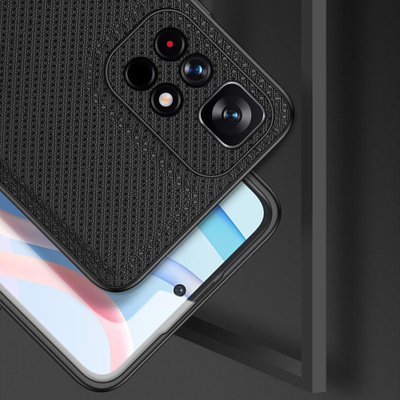 Mbrojtëse telefoni Dux Ducis Fino për Poco M4 Pro 5G, najlon, e zezë