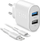 Karikues muri SBS TEKITTR2ULH2189A, 2x USB, me kabllo Lightning, i bardhë