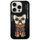 Mbulesë telefoni Nimmy Glasses Cool Dog, për iPhone 16 Pro 6.3", fleksibël, e zezë