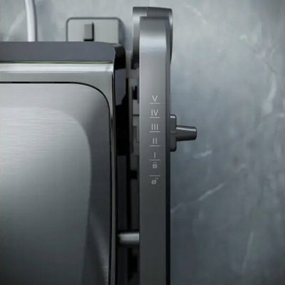 Grill kontakti Philips 7000 Series HD6307/70, komandë digjitale, pllaka që s’ngjisin, i zi