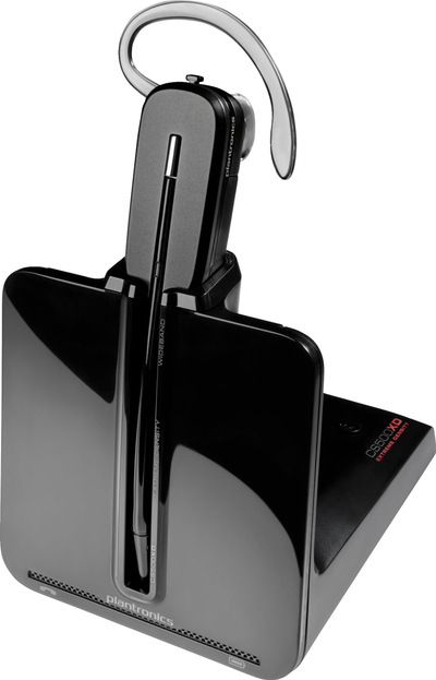 Kufje pa tela Poly CS540A, DECT, mikrofon që ul zhurmat, e zezë