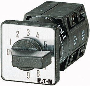 Ndërprerës rrotullues Eaton TM-2-8550/EZ, 1P, 10A, i bardhë