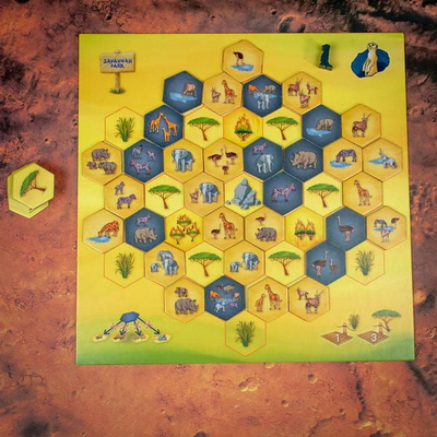 Loja me tabela Portal Games Savanna Park, familjare, strategjike