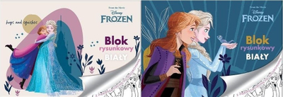 Bllok vizatimi Beniamin Frozen, A4, 20 fletë, i bardhë
