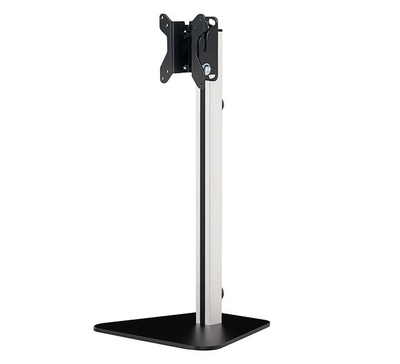 Stendë tavoline për monitor B-Tech, deri 32", 10kg, VESA 75x75 100x100, e zezë argjendtë