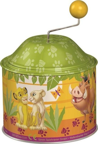 Kuti muzikore me manivelë Bolz Simm 52731 Disney The Lion King, melodia Spring, metalike, shumëngjyrëshe