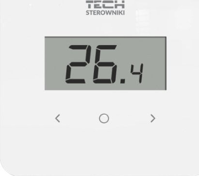 Rregullator dhome Tech Wired R-12B STR12BWH, për stripe L-X edhe L-12, me ekran LCD, i bardhë