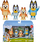 Set figura Bluey Family 4-Pack, 4 figura, për fëmijë 3-6 vjeç