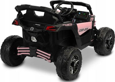 Automjet elektrik për fëmijë Maverick, 24V, 4 motorë, rozë e çelët