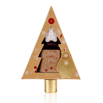 Set për dush Accentra Iced Pudding Holly Jolly, xhel dushi + bombë dushi