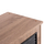 [OUTLET] Raft për këpucë Mckenna 2-dyersh Sonama & e zezë 77×30×69 cm (HM2266.02), zezë