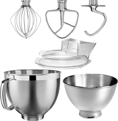 Mиксер планетарен KitchenAid 5KSM185PS, 300W, сад 2kg, црвен