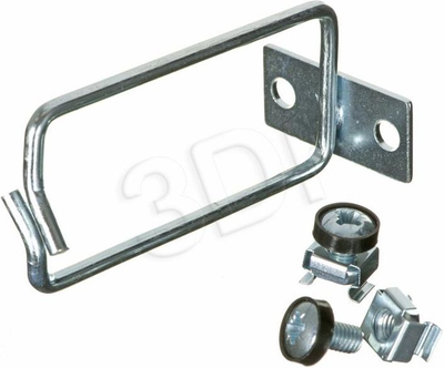 Unazë për kabllo Triton RAX D1 X48 X3, për rack 19", çelik inox