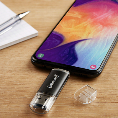 USB flash Intenso 3539490, 64GB, USB 3.2, Type A dhe Type C