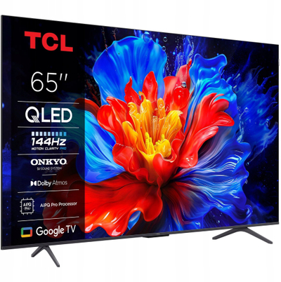 TV TCL 65P81KX1, 65", QLED 4K Ultra HD, Smart Google TV