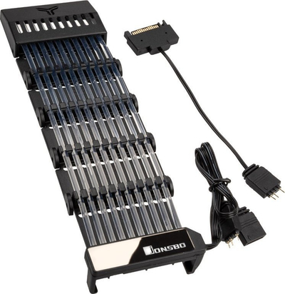 Modul drite ARGB Jonsbo DY-1, për kabllon 24-pin të motherboard-it, kornizë e zezë