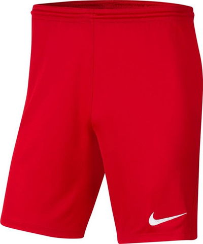 Shortse për fëmijë Nike JR Park III Knit, 140cm, të kuqe