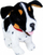 Lodër pelush interaktive Madej Figo, qen Jack Russel Terrier, reagon ndaj komandave, bardh e zezë
