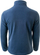 Xhaketë fleece për burra Hi-Tec Porto, 100% poliester, me zinxhir komplet, blu navy