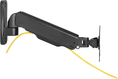 Braket muri për monitor Equip 650154, 17"-32", krah me gaz, i zi