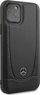 Mbrojtëse telefoni Mercedes-Benz Urban Line për iPhone 11 Pro, lëkurë natyrale, hardcase, e zezë