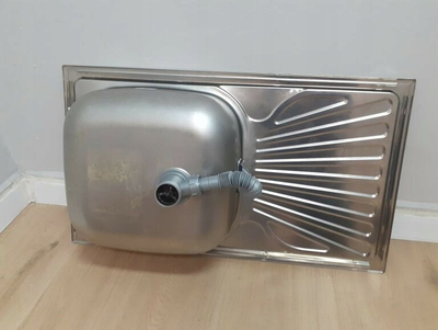 Lavaman Overlay Steel Sink, 50x80 cm, i kthyeshëm, inoks