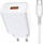 Karikues muri Jellico C7, 22.5W, QC3.0 USB me kabllo USB C, i bardhë