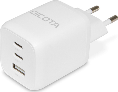 Karikues universal DICOTA D32054, 65W GaN, 2x USB C PD 3.0, i bardhë