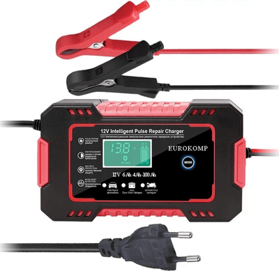 Karikues baterie Eurokomp Automatic Charger E6165, 12V, 6A, i zi