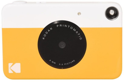 Инстант камера Kodak Printomatic, Zink 2x3", дигитална, жолта