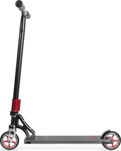 Trotinet freestyle SMJ Sport UX10 Dominator, rrota 110mm, kushineta ABEC 9, i zi me të kuqe
