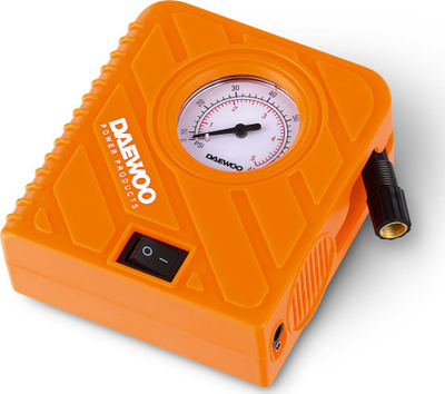 Kompresor makine Daewoo DW20LPLUS, 12V, me manometër, portokalli