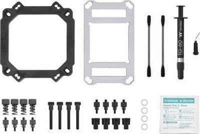 Water block CPU Thermaltake Pacific W8, Intel / AMD, metal, ngjyrë argjendi