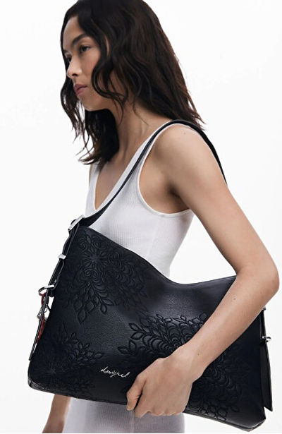 Çantë për femra Desigual Sierra Buxton Mini, e zezë