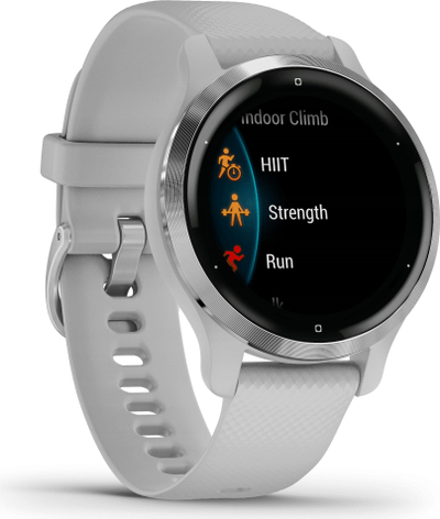 Ora Garmin Venu 2S me GPS, 40mm, gri me argjend