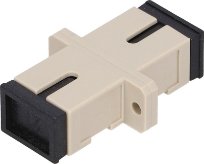 Adapter fibër optike Extralink SC Simplex, gri