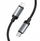 Kabllo karikimi Hoco X117 USB C në Lightning, 27W PD, 1m, e zezë