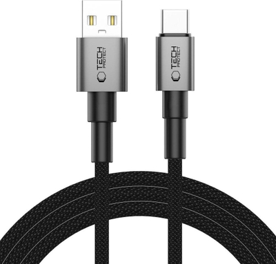Kabllo USB Tech-Protect Ultraboost DNA Type-C, 200cm, 15W 3A, gri e errët