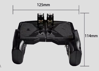Gamepad K21, kontrollor për lojëra në celular, i zi