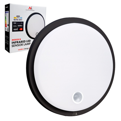 Lampë LED Maclean MCE525 B, 10W, 1000lm, e zezë