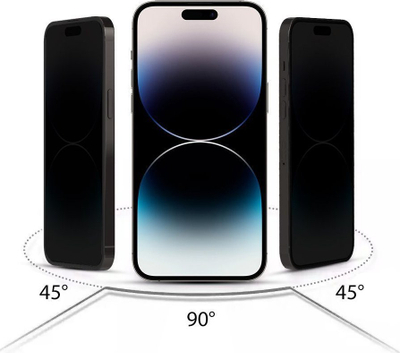 Заштитно стакло Hofi Anti Spy Glass Pro+ за iPhone 15, приватност, проѕирно