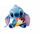 Figurë pelushi Disney Stitch, 25cm, me akullore, shumëngjyrëshe