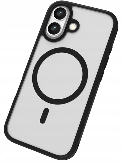Mbulesë telefoni Roobix Dusky MagSafe për iPhone 17, plastike, mat, e zezë
