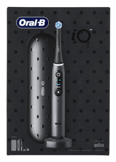 Furçë dhëmbësh elektrike Oral-B iO Series 9, edicioni Luxe, e zezë Black Onyx