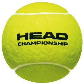 Topa tenisi Head Championship, set me 3 copë, të verdhë