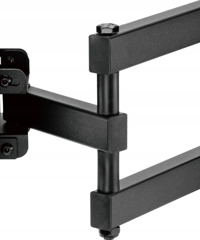 Mbajtëse murale TV KIVI MOTION-443A, 32-55", e rregullueshme, e zezë