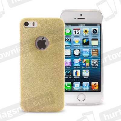 Këllëf telefoni Shining Case për iPhone 7 Plus / 8 Plus, efekt me shkëlqim, i butë, argjend i shkëlqyer