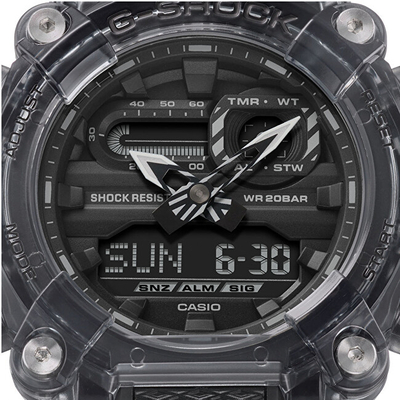 Orë për meshkuj Casio G-Shock GA-900SKE-8AER, e hirtë