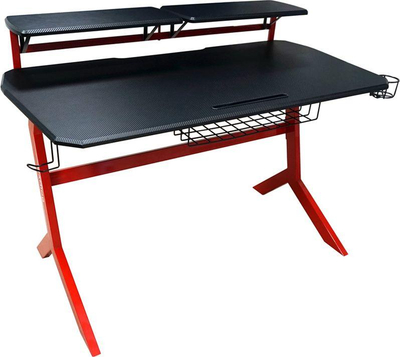 Tavolinë LC-Power 130 cm x 70 cm, e kuqe/zezë