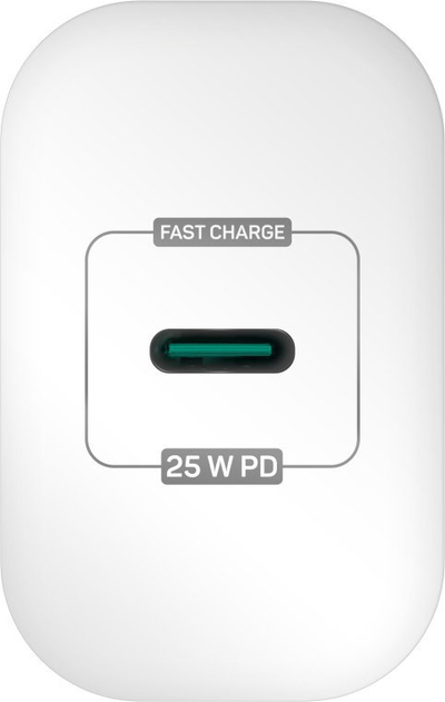 Karikues për në prizë CONNECT IT Voyager2, 25W PD, USB C, i bardhë
